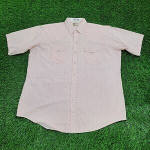 Vintage 90s Dee-Cee Western Snap Shirt 2XL 26x32 Stripes